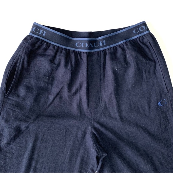 NWT Coach Navy Cotton Pajama Pant - Picture 6 of 6